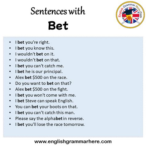 bet in a sentence|bet example sentences .